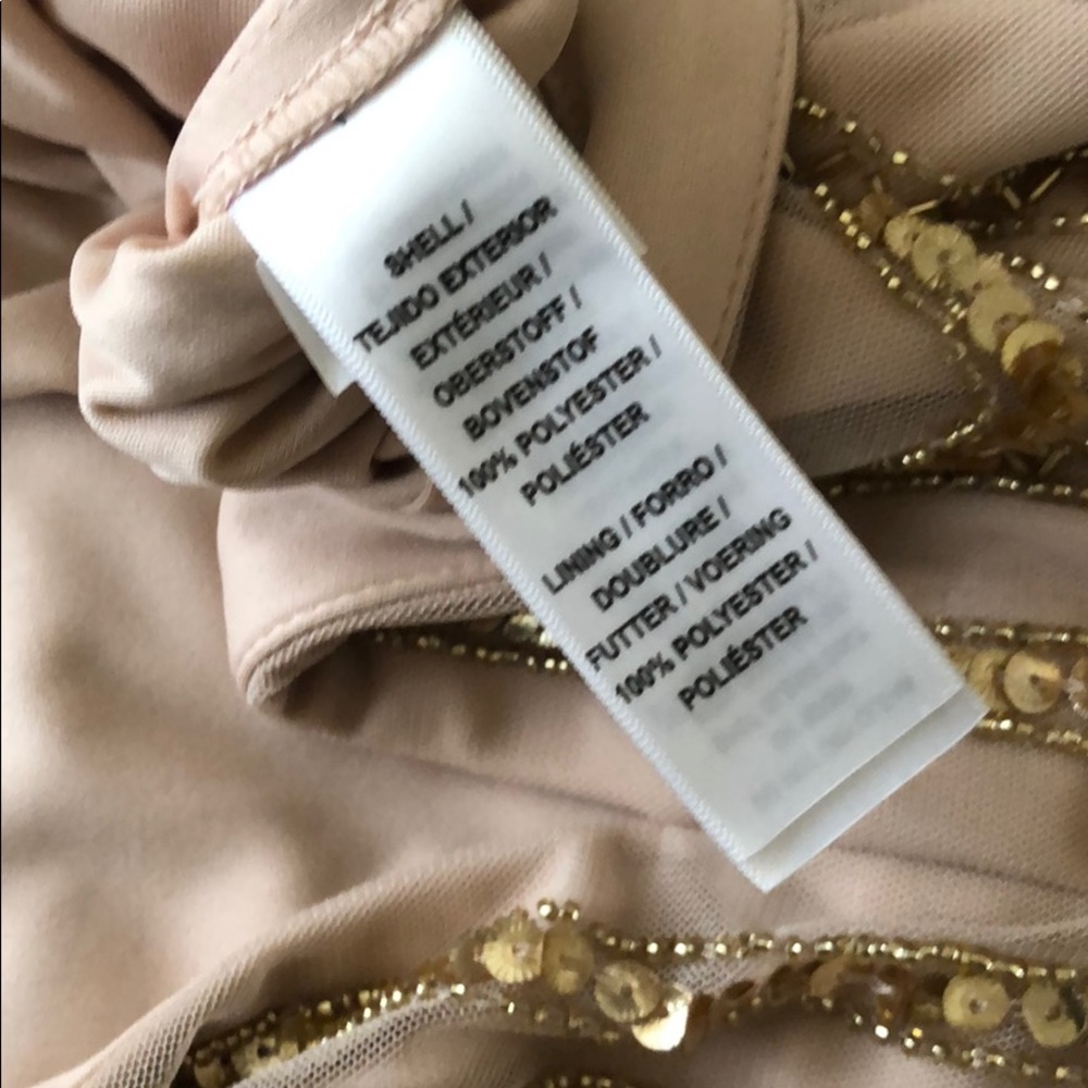 Nude Sequin Dress - Picture 8 of 9